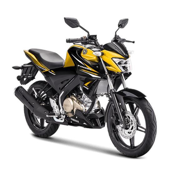 Stiker Striping Body Motor Vixion 2018 Hitam-Kuning