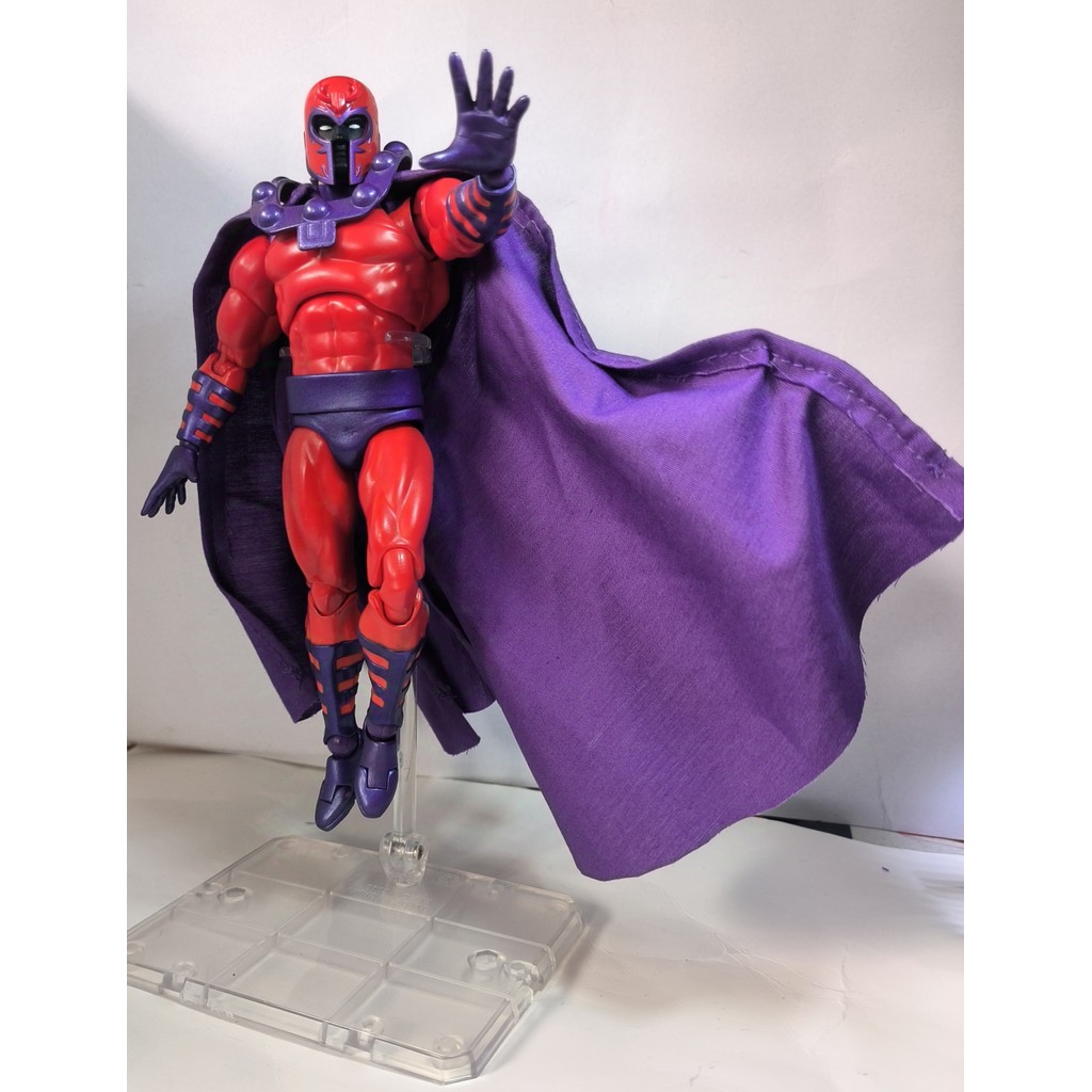 Handmade 1/12 Scale Male Soldier Anime Character Mafex Magneto Cape Cloak Clothes Accessories For