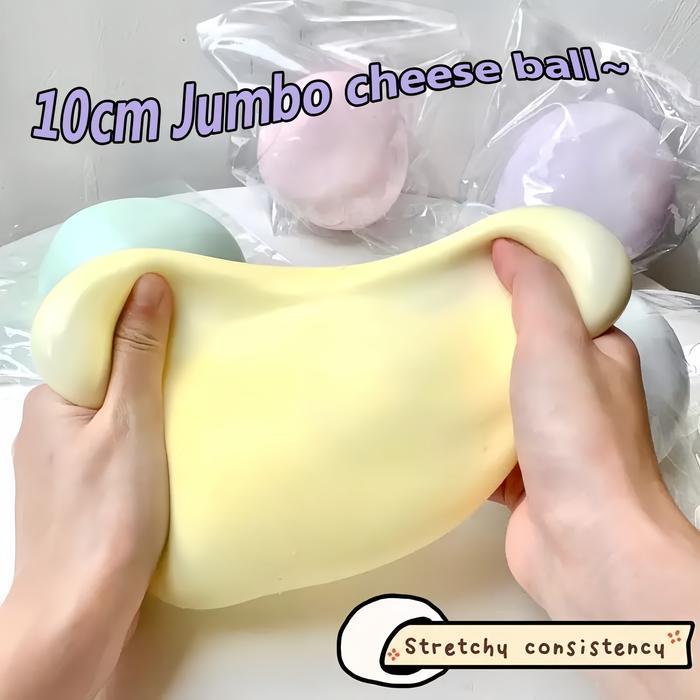 Terlaris 10cm Jumbo Cheese Ball Squishy Big Cheese Ball Taba Squishy Squishy Cheese Ball Jumbo