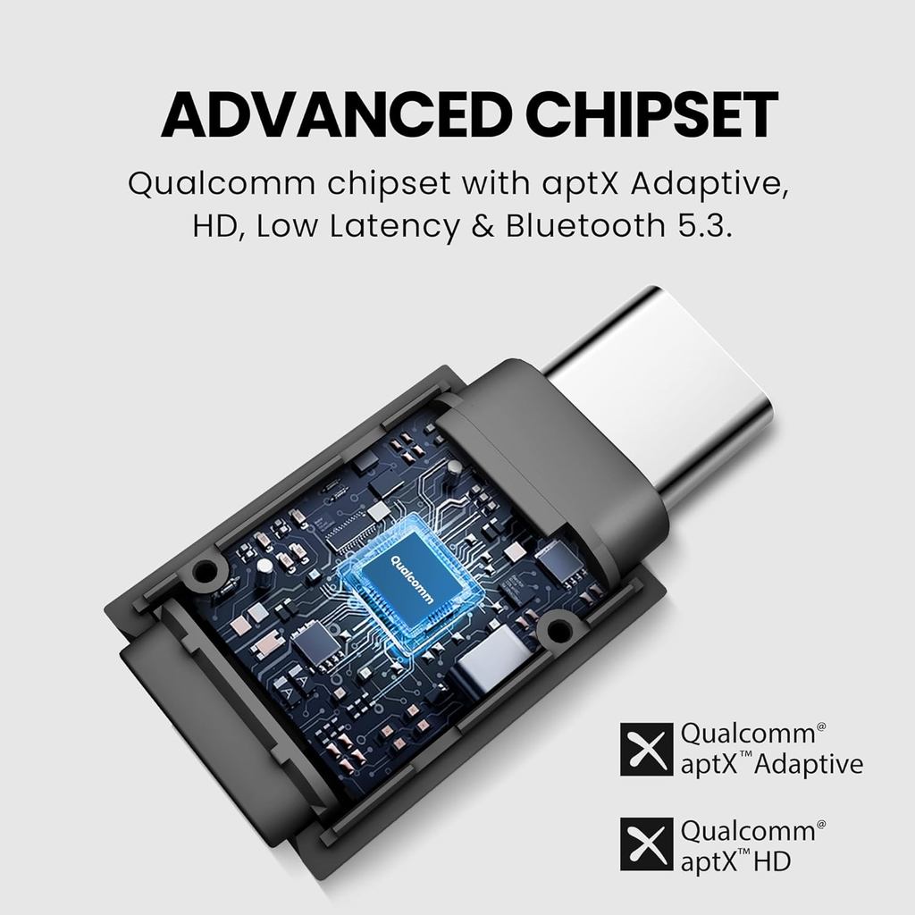 Avantree C81-Gaming - USB-C Bluetooth 5.3 Audio Adapter for PS5, Qualcomm Chip, aptX Adaptive & HD
