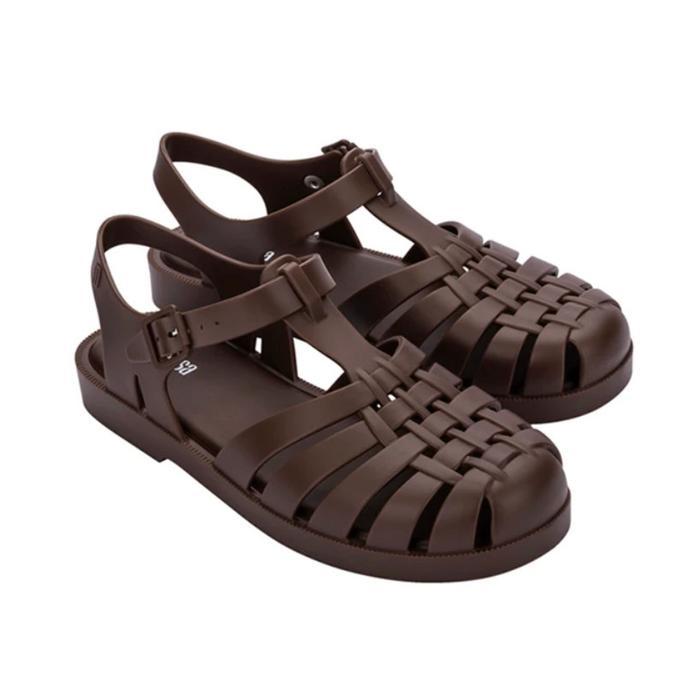 DISKON Sepatu l Wanita Melissa Possession Ad Matte Brown READY STOCK