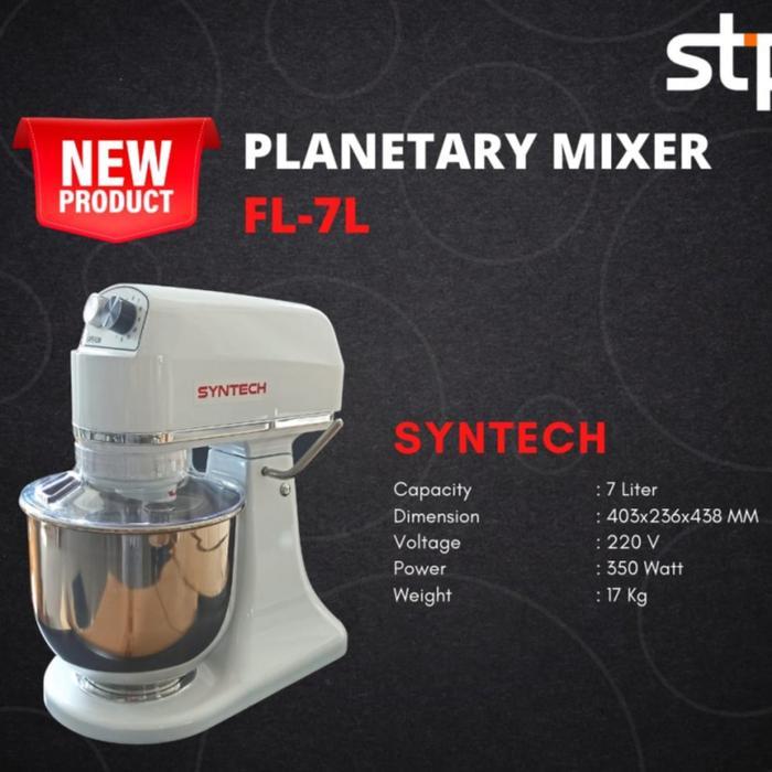 Planetary Mixer Syntech FL-7B Mixer Roti Kue 7 Liter