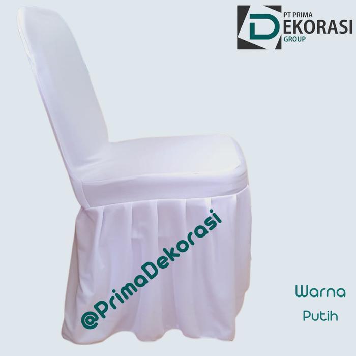 Sarung Bungkus Kursi Futura Chitose Rimpel Rempel Cover Chair Custome Warna Isi 10 Pcs