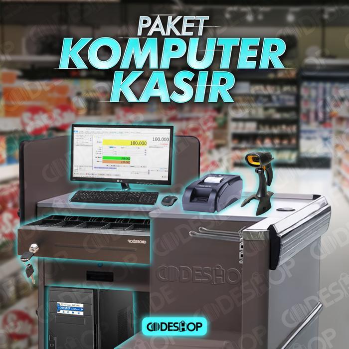 Paket Komputer Kasir Lengkap Fullset Toko Retail Minimarket