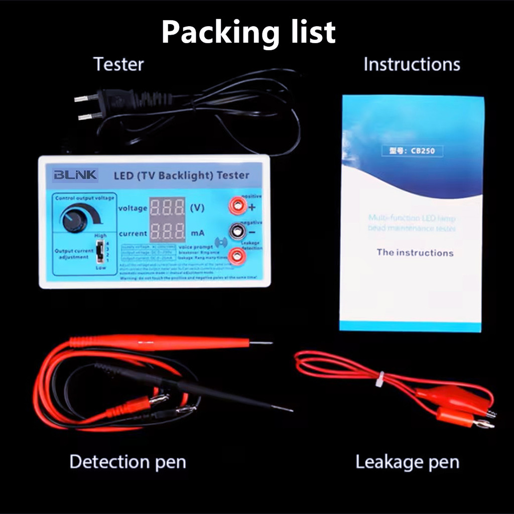 Multipurpose LED Lamp Tester TV Backlight Tester LED Light Bar Repair Tester Backlight Strips Tester
