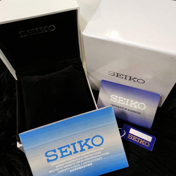 Jam Tangan Pria Seiko Diver Stainless Steel Fullset Box Original Seiko