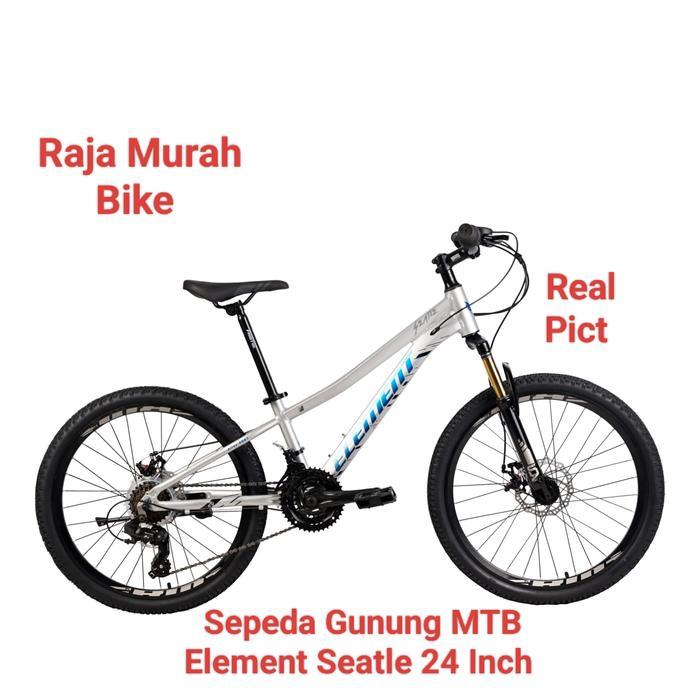 Terlaris Sepeda Gunung Mtb 24 Inch Element Seatle Sepeda Mtb Element Seatle 24 Inch Sepeda Gunung