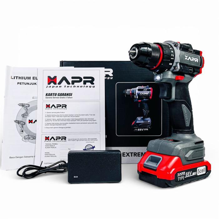 Orion Modern - Mesin Bor Baterai Apr Raja Bor Cordless Brushless Type Ap12+ 10Mm Keyless Auto Lock