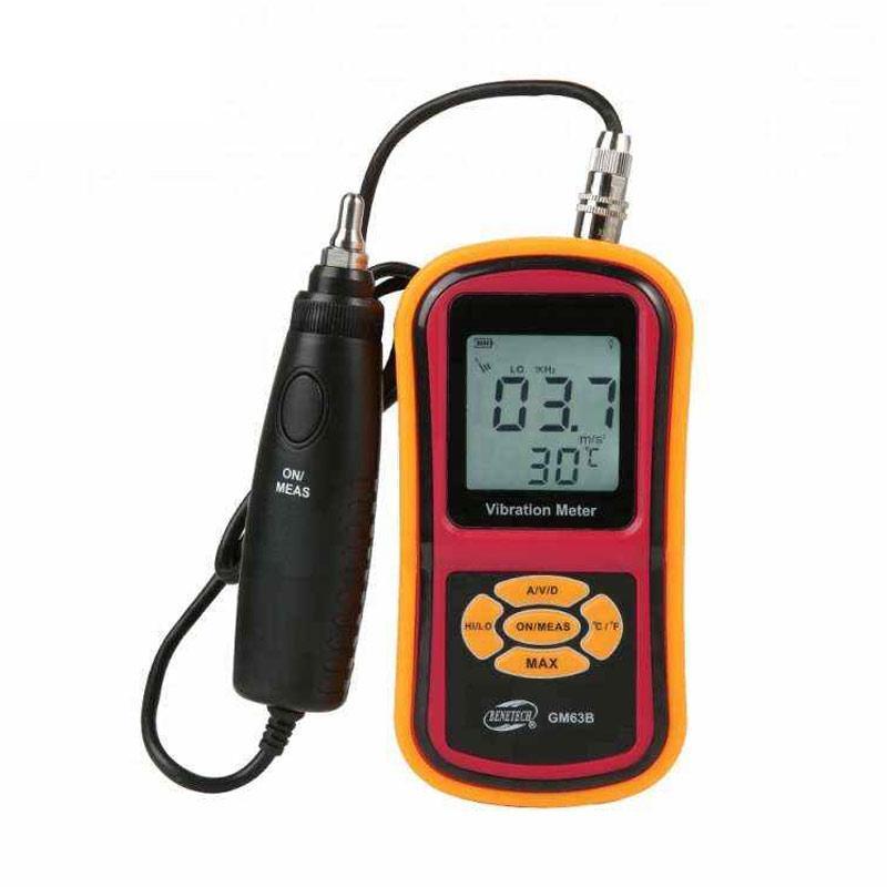 BENETECH GM63B Vibration Meter Tester Vibrometer Ukur Getaran - Yellow