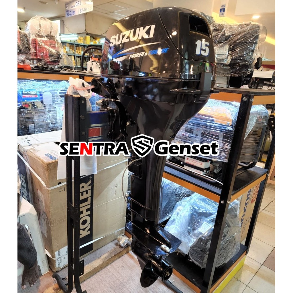 Mesin motor tempel Suzuki Outbord 15 HP DT 15 AL
