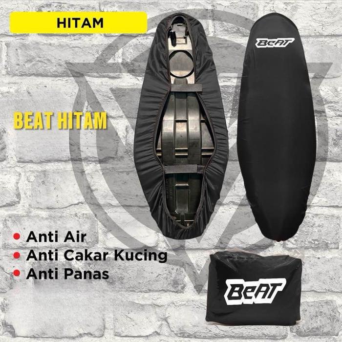 SARUNG JOK MOTOR BEAT // COVER JOK BEAT SARUNG JOK ANTI CAKAR KUCING ANTI AIR Kendaraan