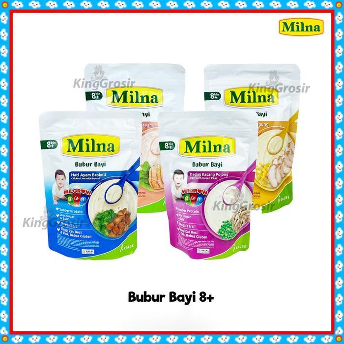 MILNA Bubur Bayi 120gr / Milna Bubur Bayi 8+ / Bubur Bayi 8-12 Bulan