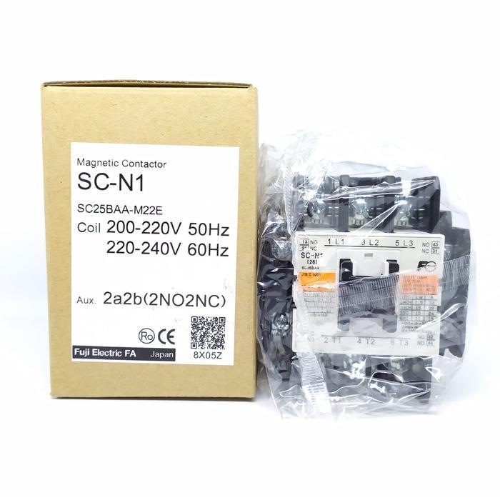 Magnetic Contactor Fuji Electric Sc-N1 Ac 220