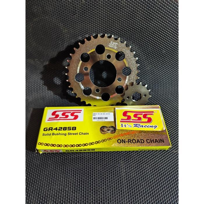 Gear Set Sss 428 Astrea Grand Prima Win Legenda Supra X 100 Supra Fit Lama Full Sss