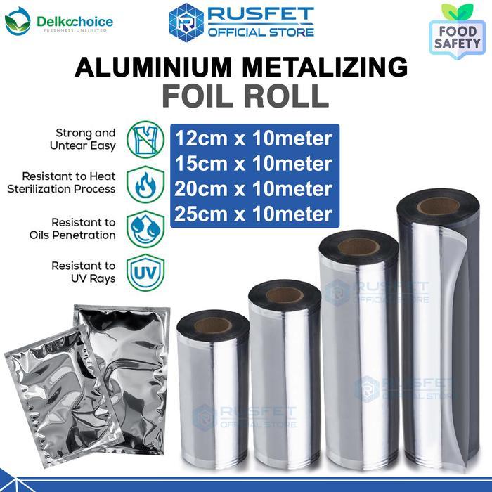 Sachet Aluminium Metalizing Foil Roll Kemasan Saset Food Grade Tahan Panas Premium Termurah
