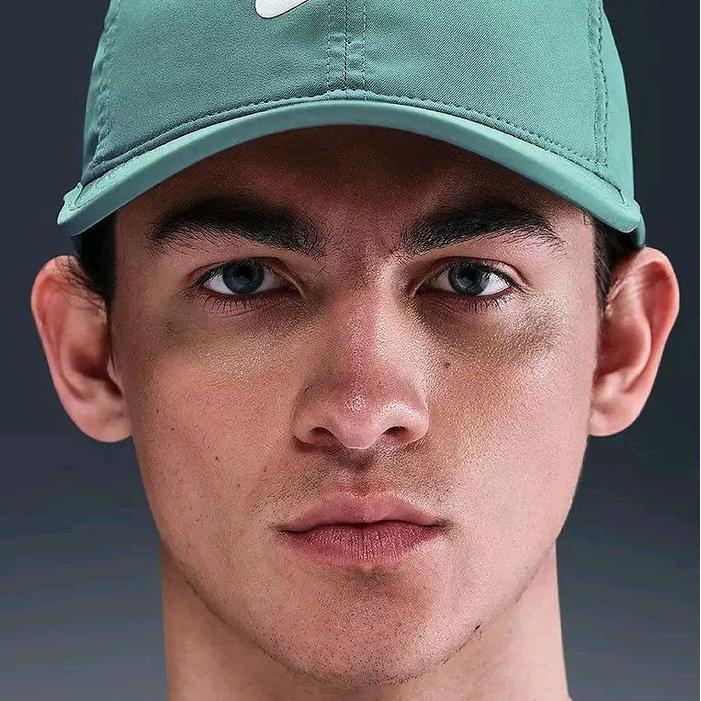 Nike Dri-FIT Club Featherlight Cap Green Cannon FB5682-017 Topi Unisex Original 100%