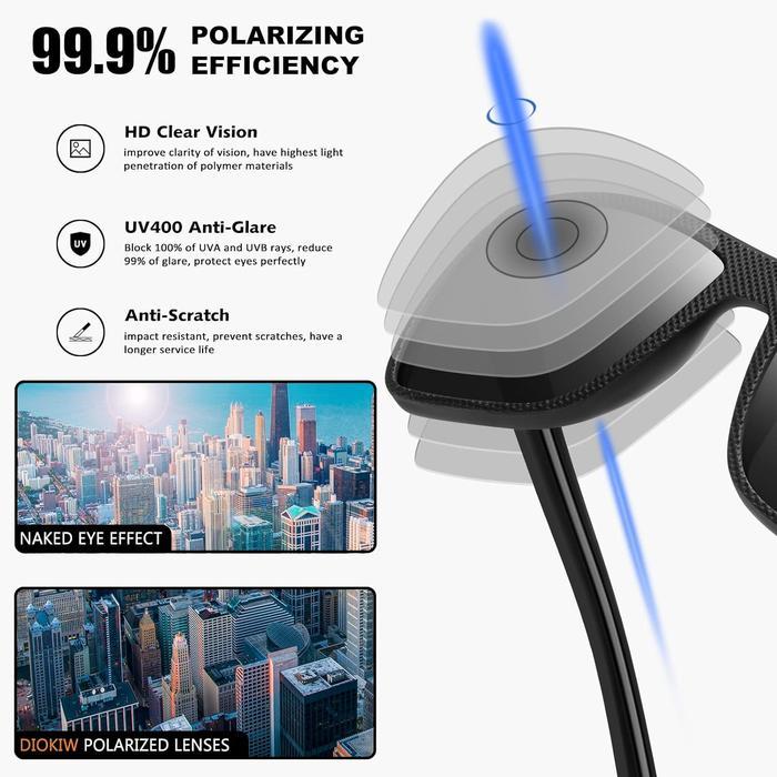 FleksibelDalwa Kacamata Driving Fotokromik Terpolarisasi Anti Uv400 360 Guard - Kacamata Hitam Pria