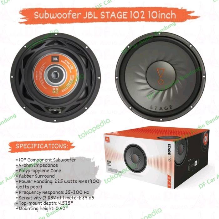 Ready Subwoofer 10" JBL STAGE 102 10inch