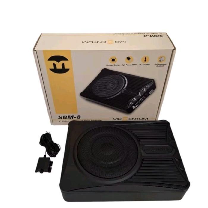 Ready Subwoofer kolong momentum sbm-8 subwoofer aktif momentum sbm8 8 inch