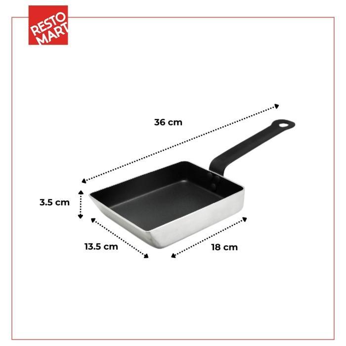 Wajan Penggoreng Telur 18 Cm / Egg Pan Maxim Pro 7" Maxim Teflon (1091698) (F4)