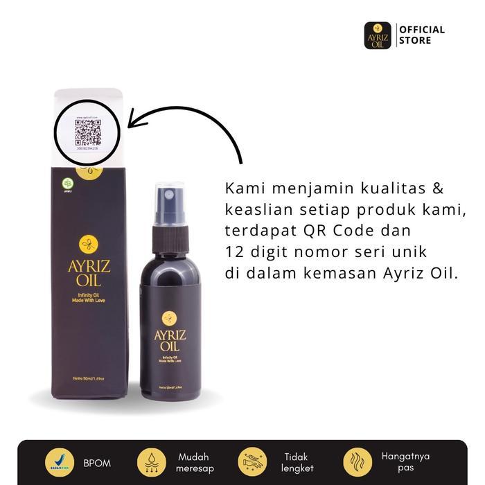 Ayriz Oil Travel Pack 50Ml Minyak Terapi Herbal , Minyak Terapi Nusantara Original Pasti Ori