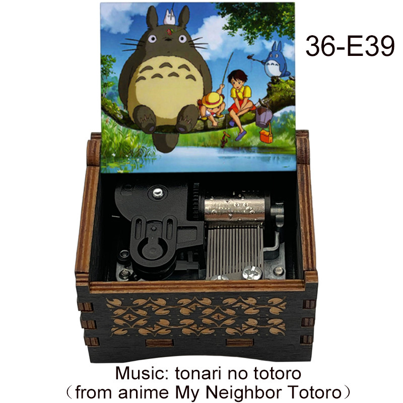 Kayu Lucu Tonari No Totoro My Neighbor Totoro Kotak Musik Mainan Anak Mekanik Hadiah Ulang Tahun Had