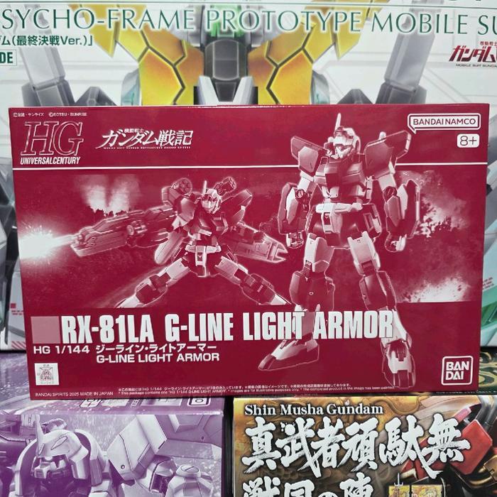 HG RX 81 LA G-LINE LIGHT ARMOR PREMIUM BANDAI