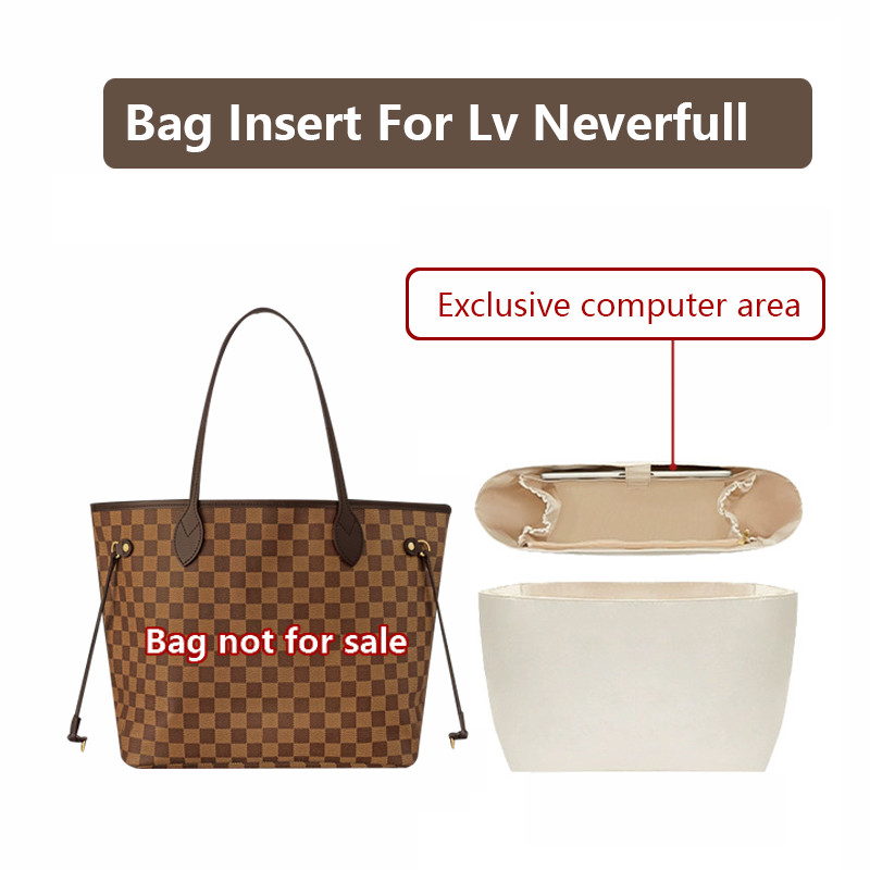 Nylon Bag Insert For Lv Neverfull M Tote Bag Waterproof Bag Organizer Insert Computer Storage Bag