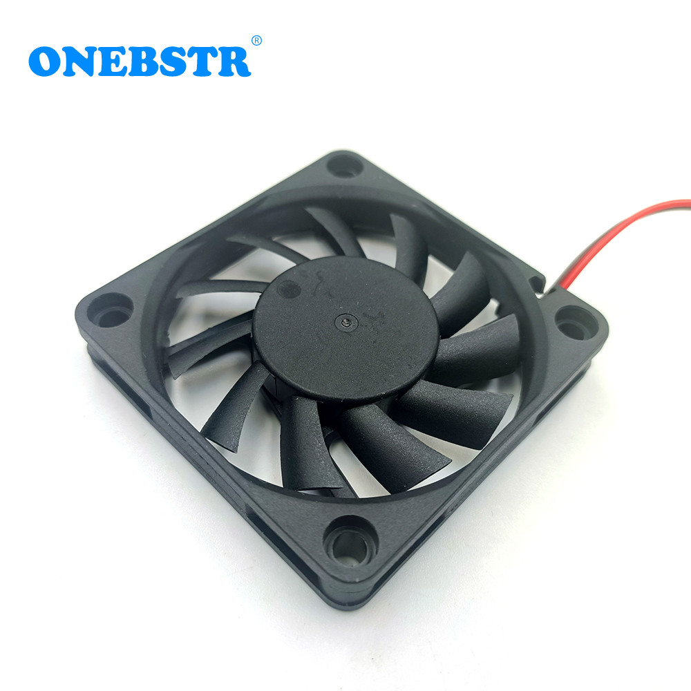 6010 Kipas Tanpa Sikat DC 5V 12V 24V 60X60X10Mm Komputer PC CPU Casing Lengan Bantalan Kipas Pending