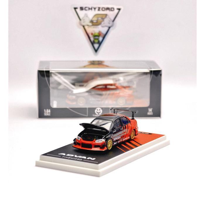 Time Micro Mitsubishi Lancer Evolution EVO IX ADVAN JDM Japan GT Wing Open Hood Limited Edition
