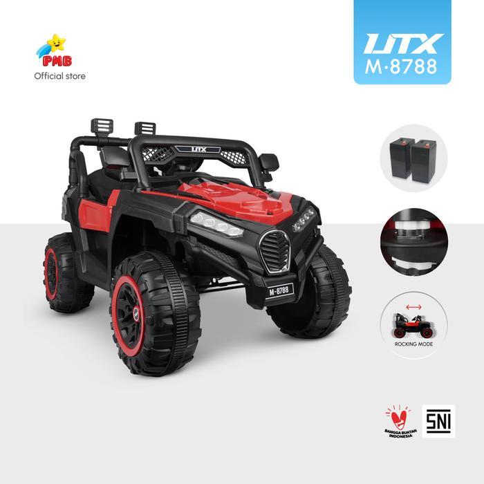 Mainan Mobil Aki Anak Jeep PMB 8788 UTX M-8788