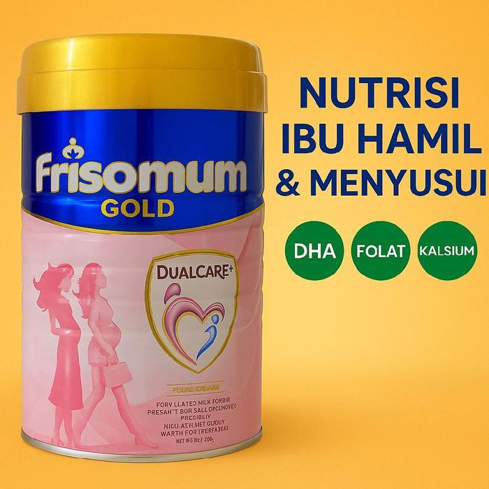 [Original Malaysia] Susu Frisomum Gold Honey Vanila 900 Gram Ibu Hamil Menyusui Pregnant Lactating