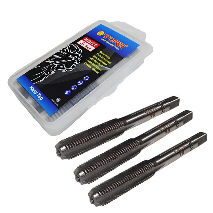 TORA HAND TAP SET 3 PCS M20 X 2,5 - TAP ULIR DRAT BAUT