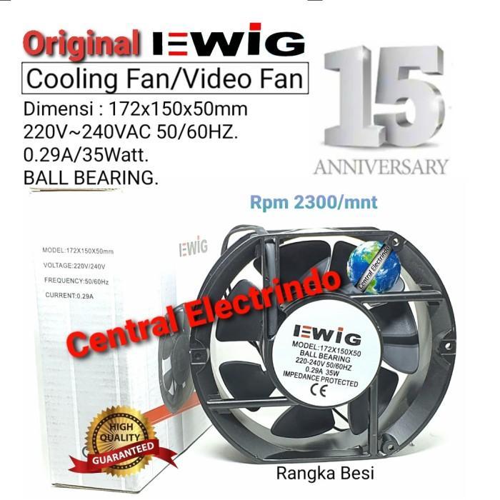 TERLARIS COOLING VIDEO FAN OVAL EWIG 172x15050mm.