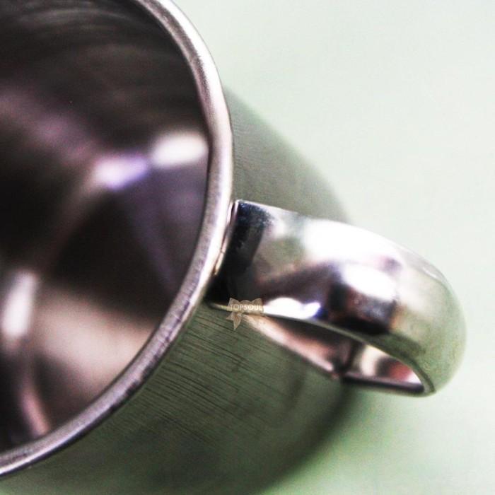 CANGKIR STAINLESS 7 8 9 CM GELAS BESI MINI MUG JADUL TUMBLER CUP KECIL KITCHENWARE STEEL