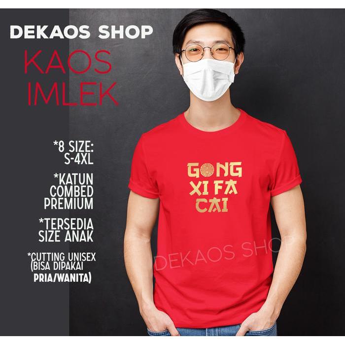 Sale- Kaos Imlek 2022 / Kaos Sincia 2022 / Baju Imlek / Baju Sincia / 1083