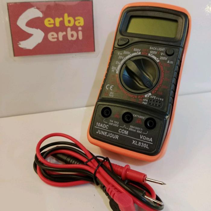 -Dudukan+Digital Multi Tester-Multi Tester Meter Digital