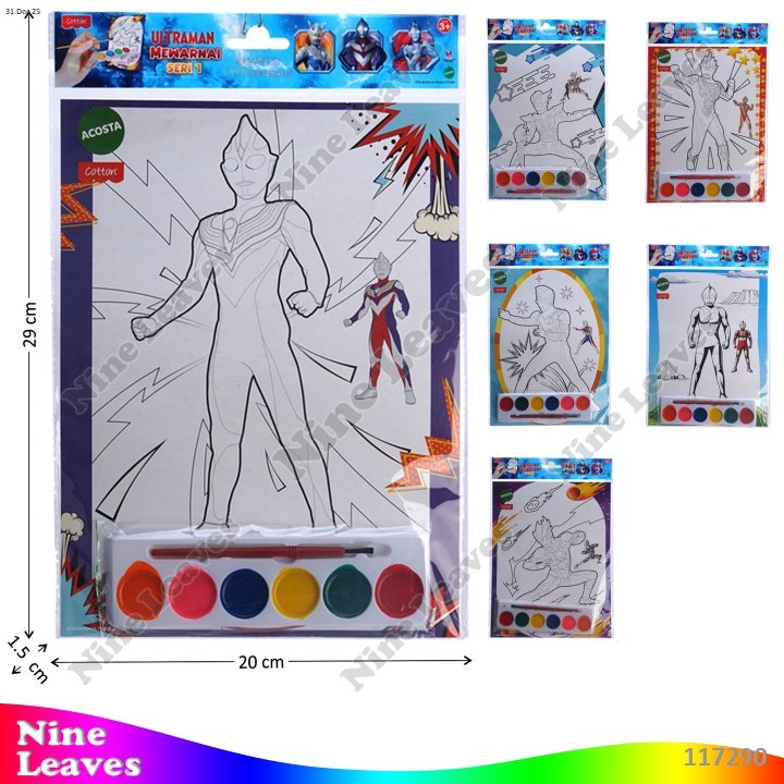 [1 Pcs Random] Mainan Anak Mewarnai Ultraman Mewarnai Seri Buku Mewarnai