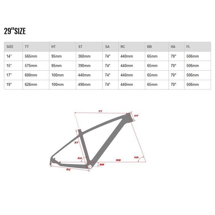 Mosso 983Xct Frame Set Sepeda Sepeda Xc Mtb [29 Inch]