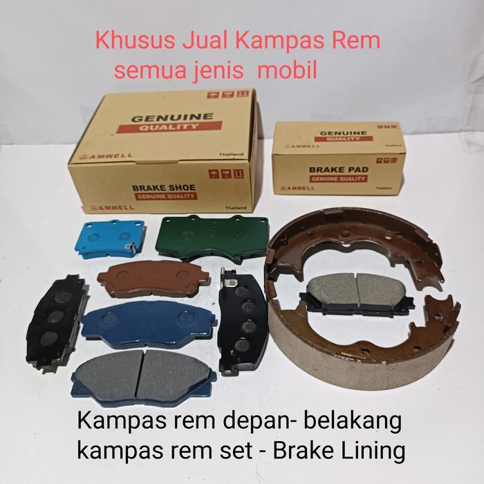 Kampas Rem Belakang Vios Limo Old Gen1 Brake Pad Vios Limo Old Gen1 Cakram
