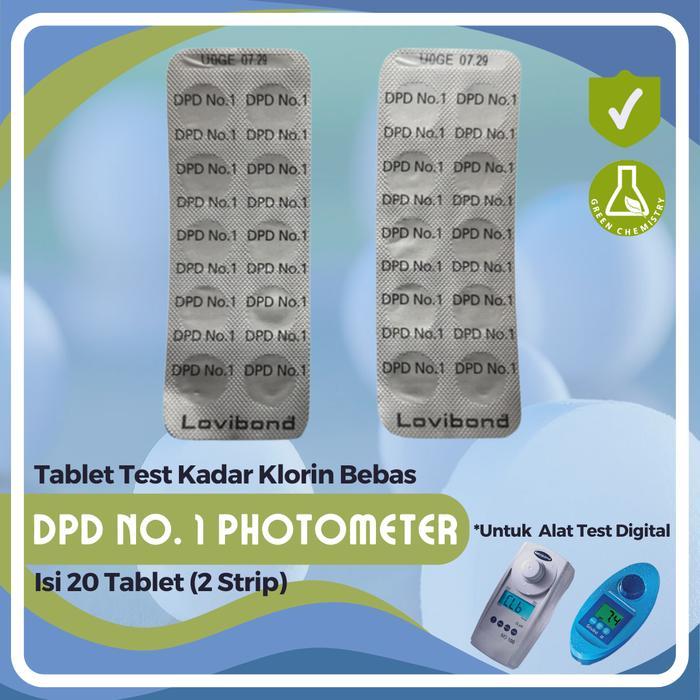 Ready Refill Pool Test Kit Chlorine Lovibond DPD No.1 Photometer 20 Tablet