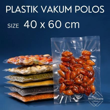 Plastik vacuum makanan POLOS vacuum bag plain vacum sealer 40x60cm isi 1 Pack - 50 pcs