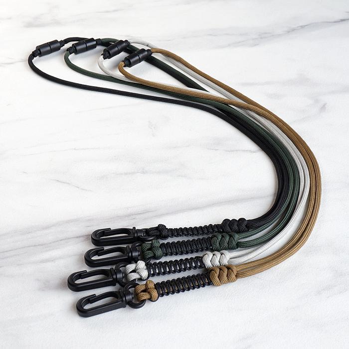 Premium Lanyard Id Card Holder Tali Gantungan Name Tag Paracord Original