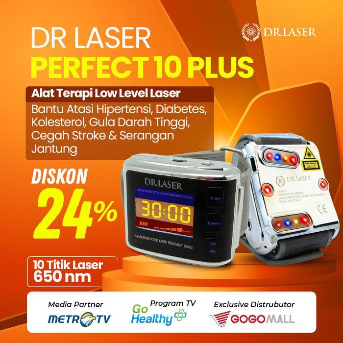 Ready Dr Laser Perfect 10 Plus Official Gogomall Alat Terapi Kolesterol