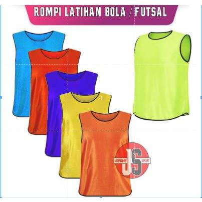 "New" Rompi Bola - Rompi Futsal Polos - Rompi Latihan Bola / Futsal Dewasa dan Anak