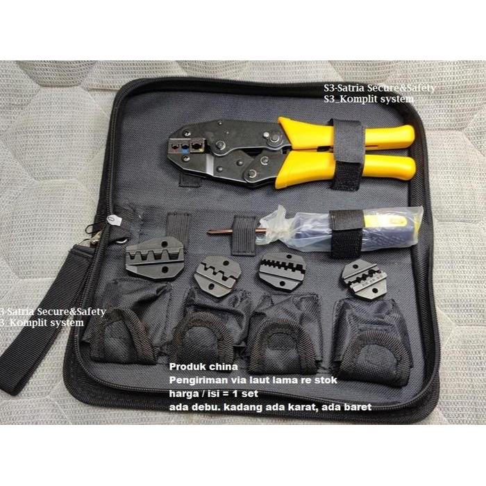 Krimping Schoen Kecil Besar 1 Set Tang Crimping Skun Pres Bulat O Y