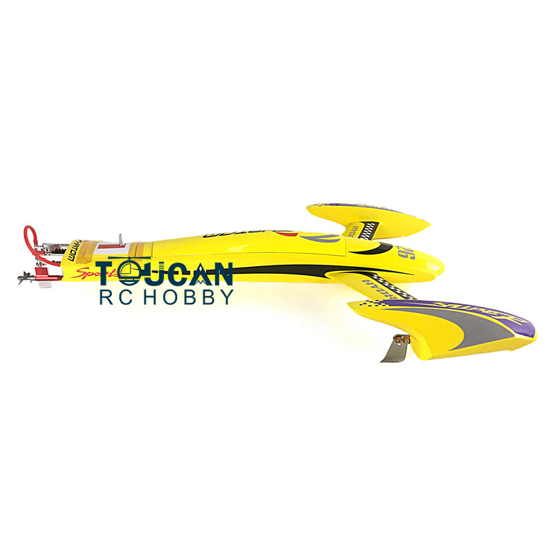H660 100KM/H Yellow Electric High Speed Race PNP RC Boat W/ MotorServo ESC W/O Battery Toucan Toys