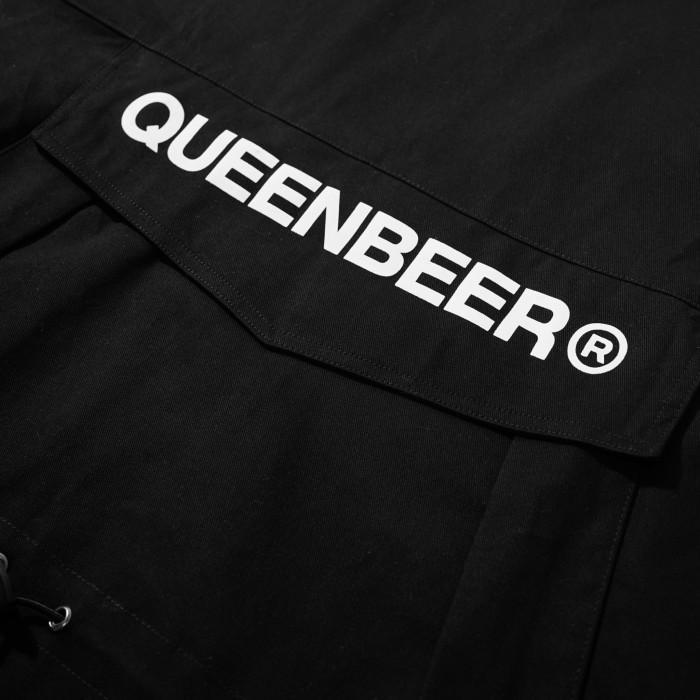 sar Queenbeer - Cagoule Canvas Jacket Leander Black