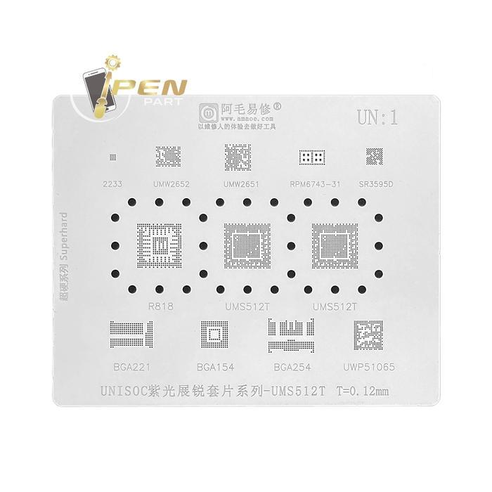 Plat Cetakan Un1 Umw2652 Amaoe Original Bga Stencil