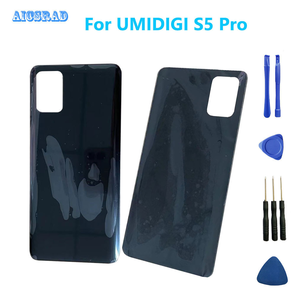 For UMIDIGI S5 Pro Mobile Phone Back Glass Battery Cover Repair Parts UMIDIGI S5Pro Batttery back gl